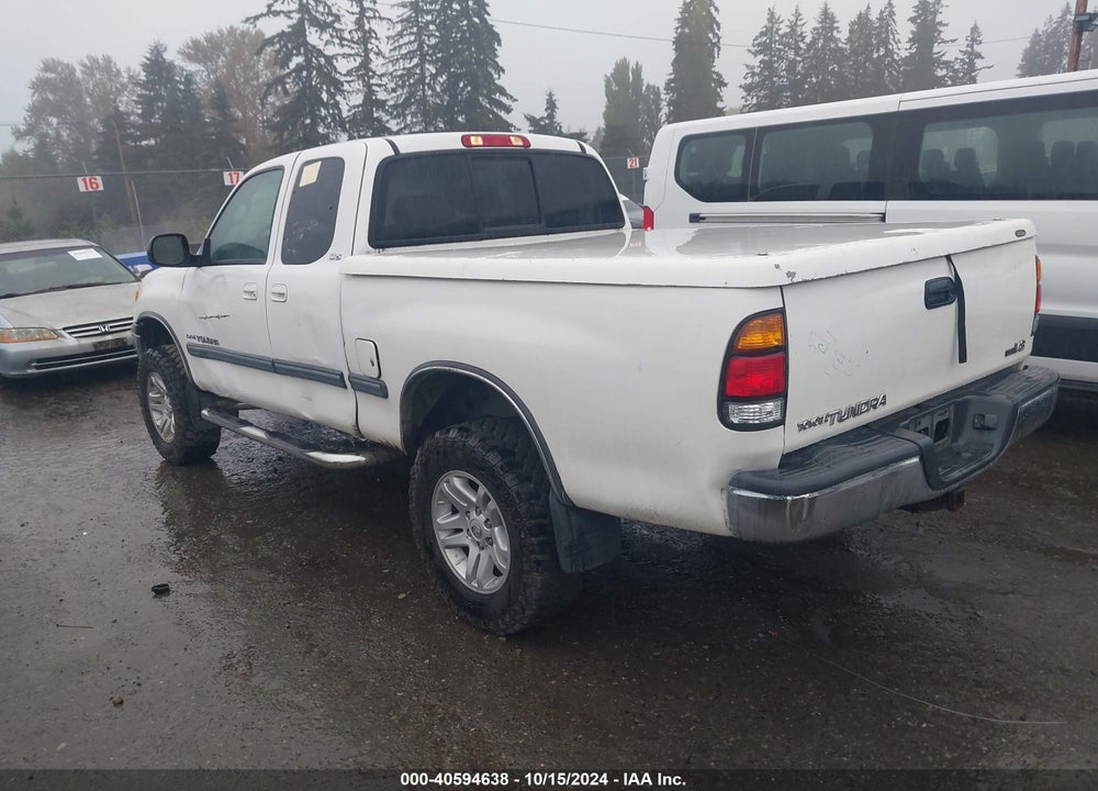 2001 TOYOTA TUNDRA SR5 V8 VIN: 5TBRT34161S142864