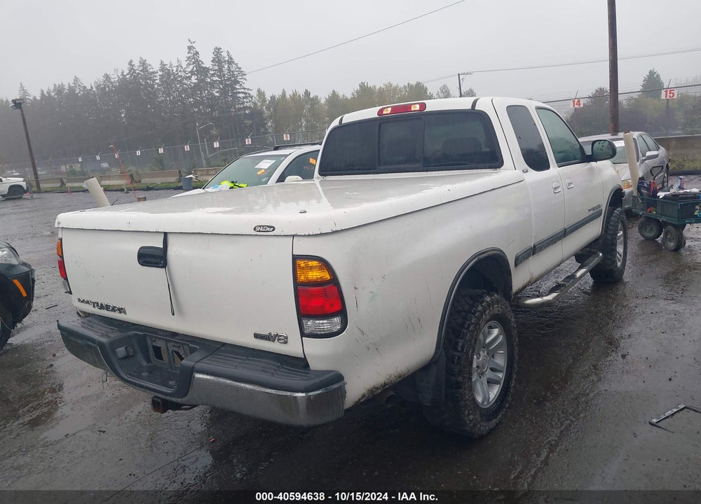2001 TOYOTA TUNDRA SR5 V8 VIN: 5TBRT34161S142864