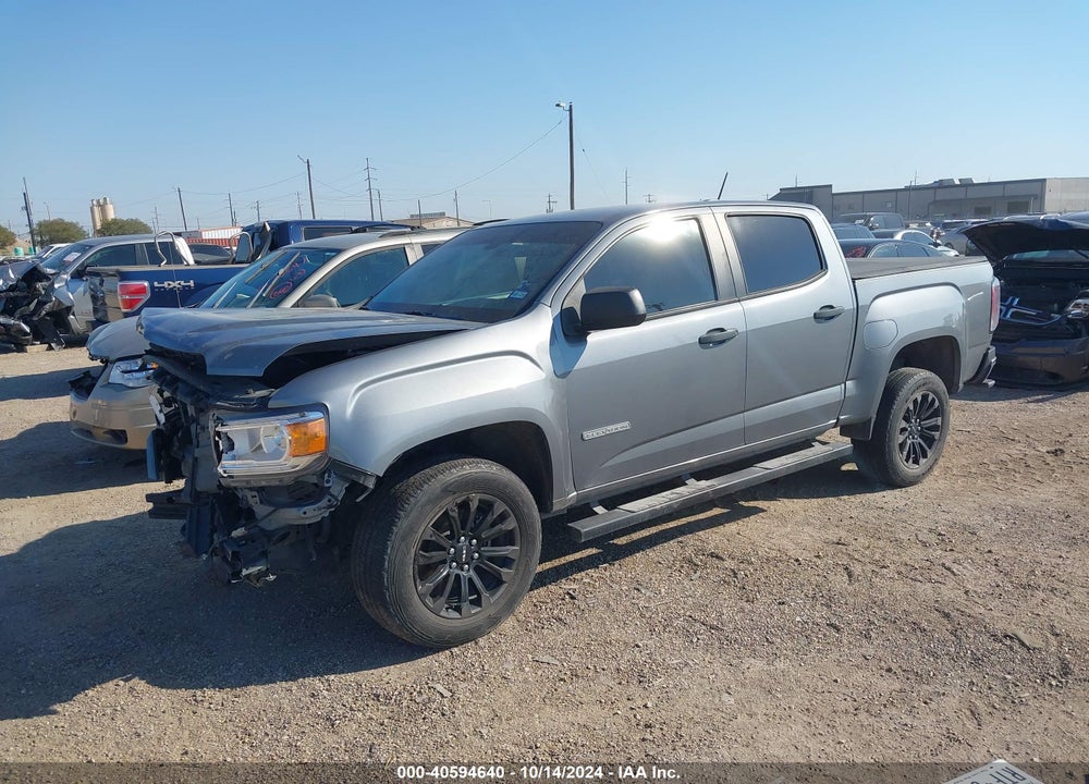 2021 GMC CANYON 2WD SHORT BOX ELEVATION STANDARD VIN: 1GTG5BEA1M1110696