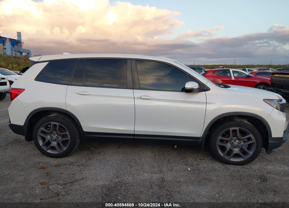 2022 HONDA PASSPORT 2WD EX-L VIN: 5FNYF7H5XNB003989