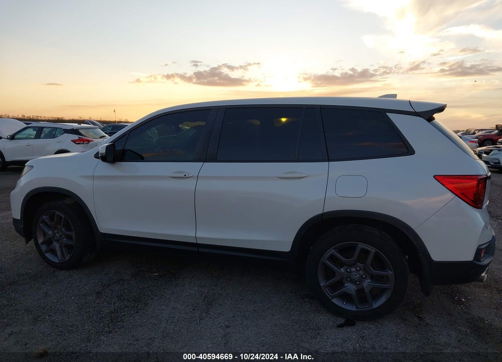 2022 HONDA PASSPORT 2WD EX-L VIN: 5FNYF7H5XNB003989