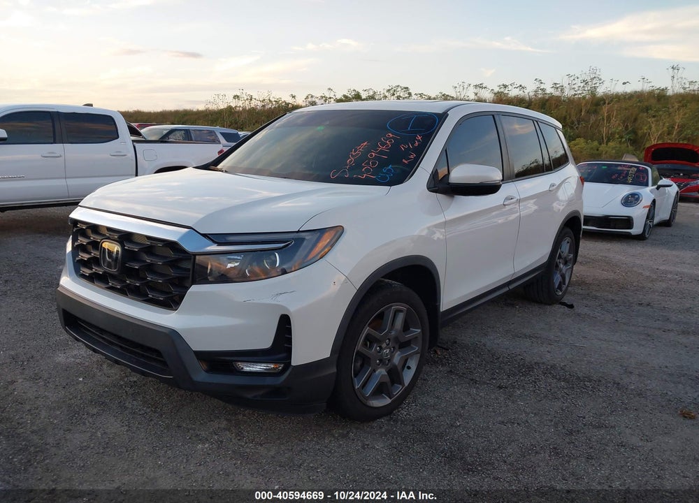 2022 HONDA PASSPORT 2WD EX-L VIN: 5FNYF7H5XNB003989