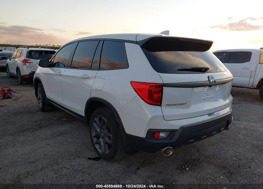 2022 HONDA PASSPORT 2WD EX-L VIN: 5FNYF7H5XNB003989