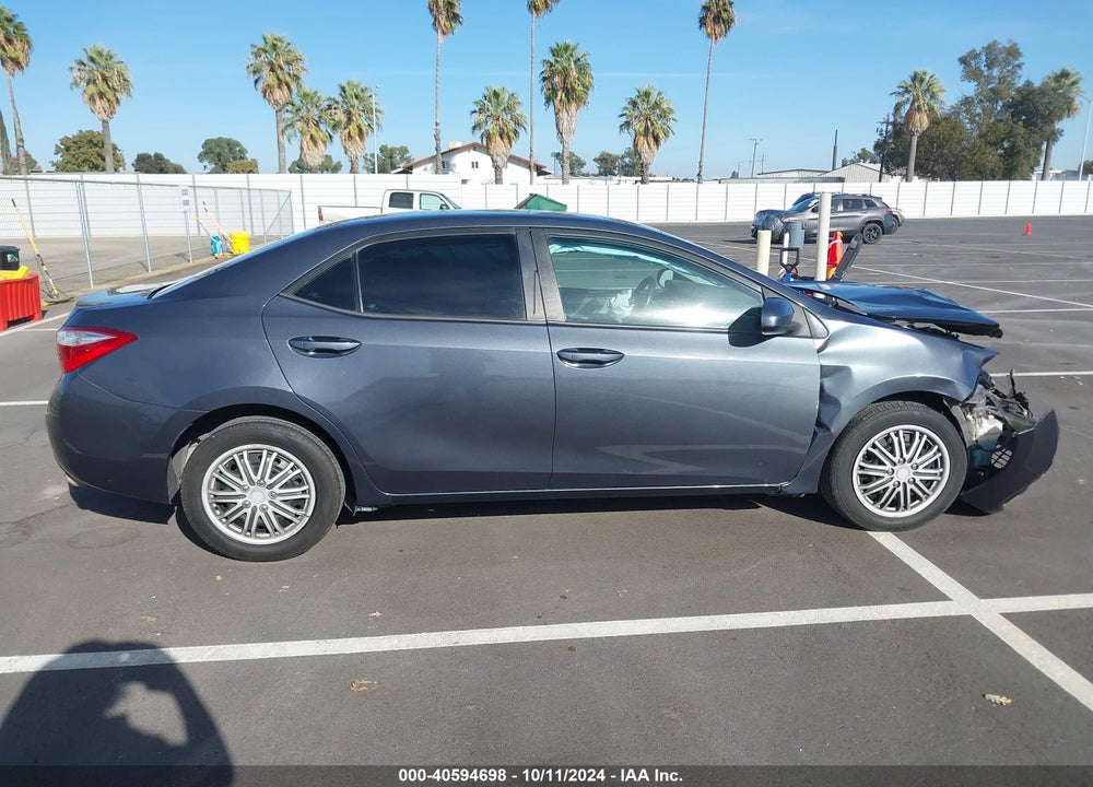 2016 TOYOTA COROLLA LE VIN: 2T1BURHE5GC600627