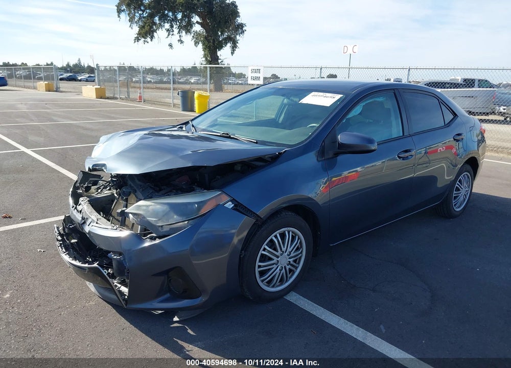 2016 TOYOTA COROLLA LE VIN: 2T1BURHE5GC600627