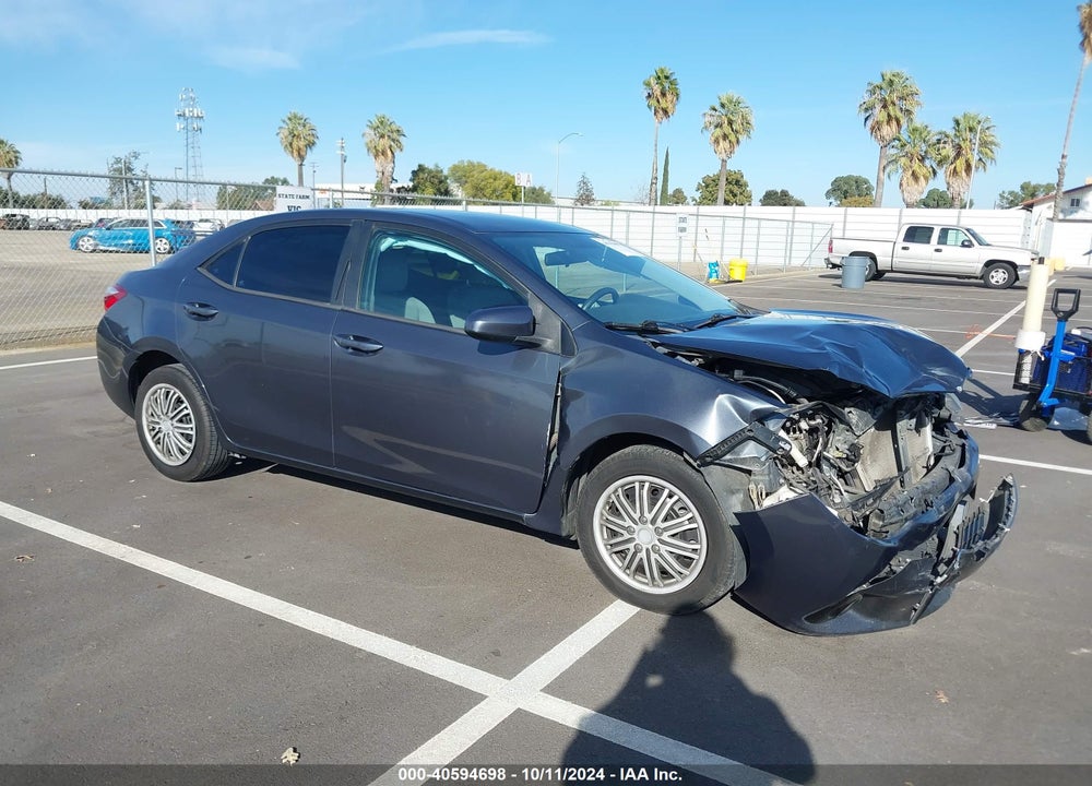 2016 TOYOTA COROLLA LE VIN: 2T1BURHE5GC600627