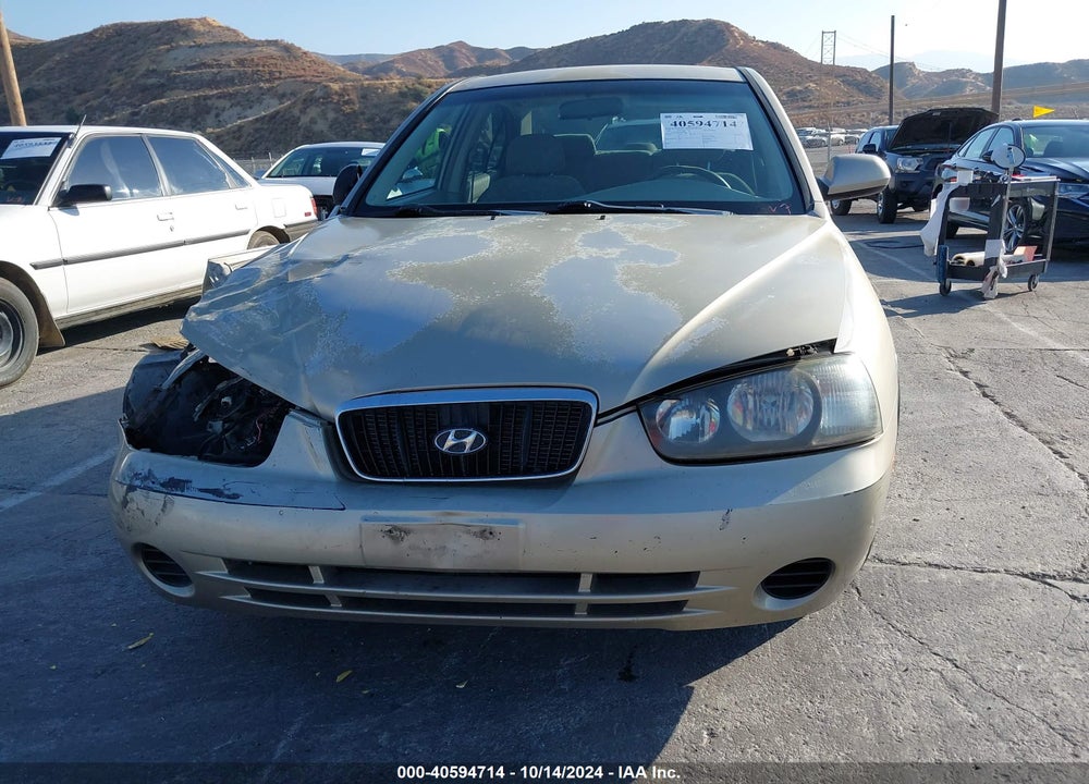 2001 HYUNDAI ELANTRA GLS VIN: KMHDN45D81U117773