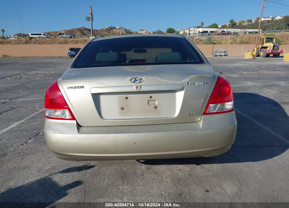 2001 HYUNDAI ELANTRA GLS VIN: KMHDN45D81U117773
