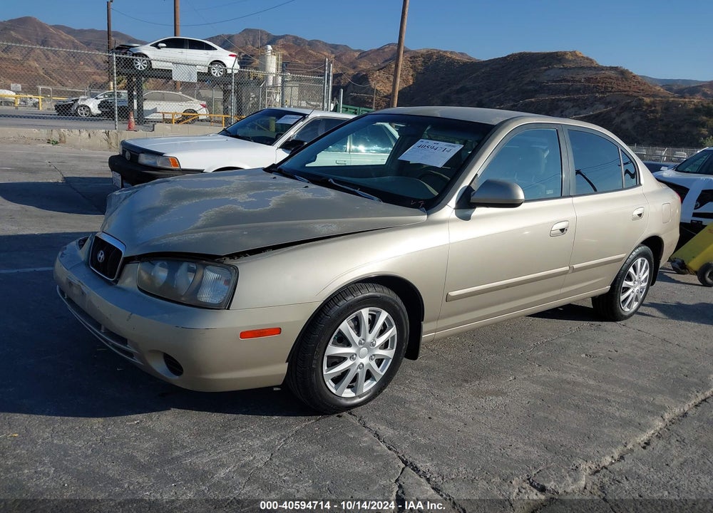 2001 HYUNDAI ELANTRA GLS VIN: KMHDN45D81U117773