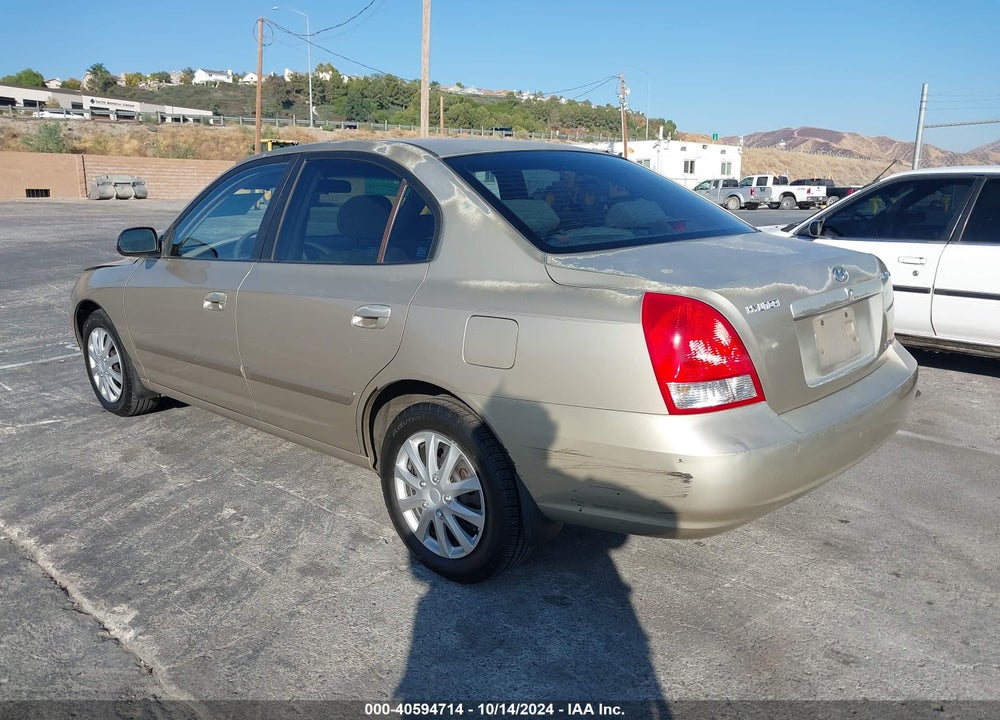 2001 HYUNDAI ELANTRA GLS VIN: KMHDN45D81U117773