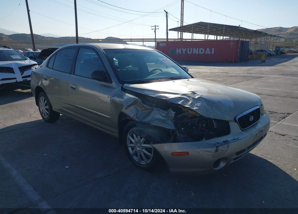 2001 HYUNDAI ELANTRA GLS VIN: KMHDN45D81U117773
