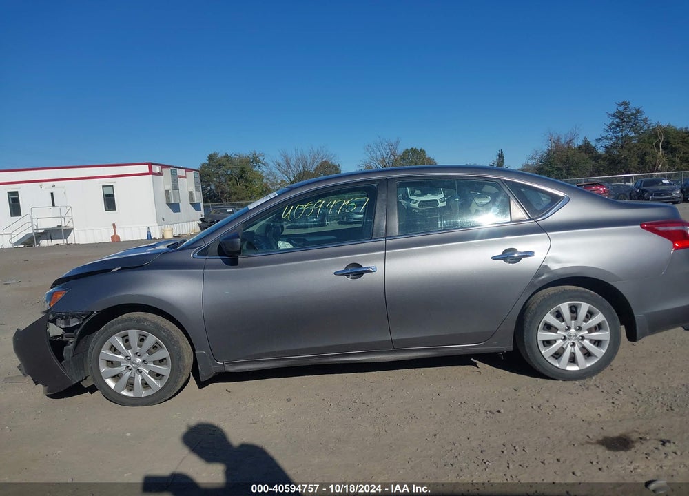 2016 NISSAN SENTRA S VIN: 3N1AB7AP7GY327274