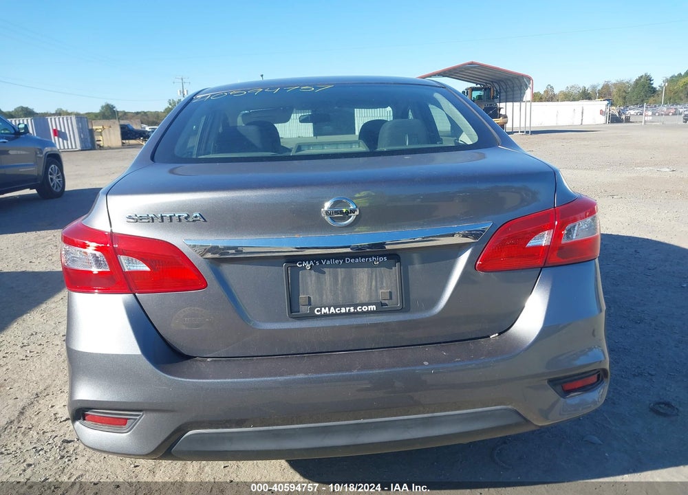 2016 NISSAN SENTRA S VIN: 3N1AB7AP7GY327274