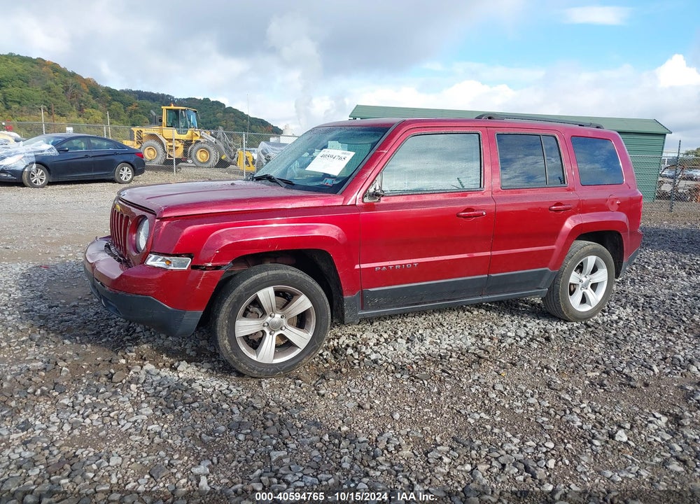 2016 JEEP PATRIOT LATITUDE VIN: 1C4NJPFA8GD797760