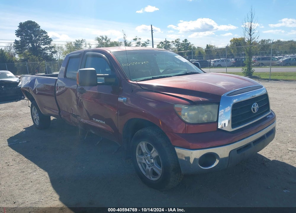 2008 TOYOTA TUNDRA BASE 5.7L V8 VIN: 5TFCV541X8X007023