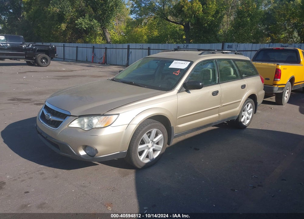 2009 SUBARU OUTBACK 2.5I VIN: 4S4BP61CX97322287
