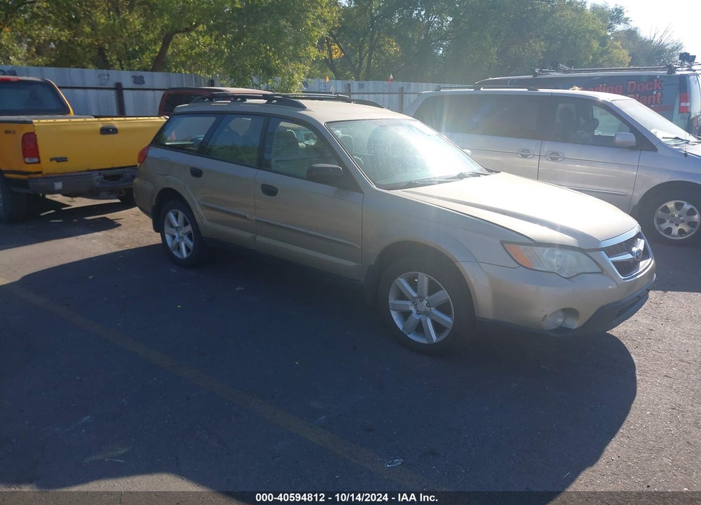2009 SUBARU OUTBACK 2.5I VIN: 4S4BP61CX97322287