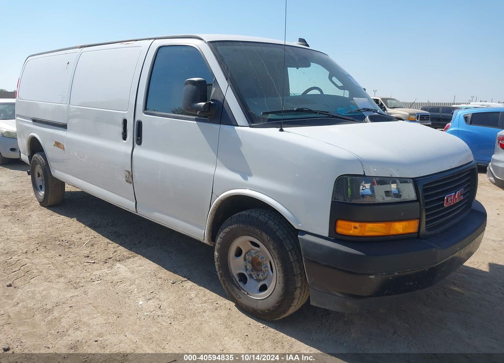 2023 CARGO GMC SAVANA  RWD 2500 EXTENDED WHEELBASE WORK VAN VIN: 1GTW7BFP3P1107490