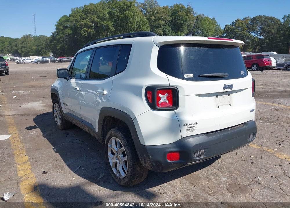 2016 JEEP RENEGADE LATITUDE VIN: ZACCJBBT8GPE00311