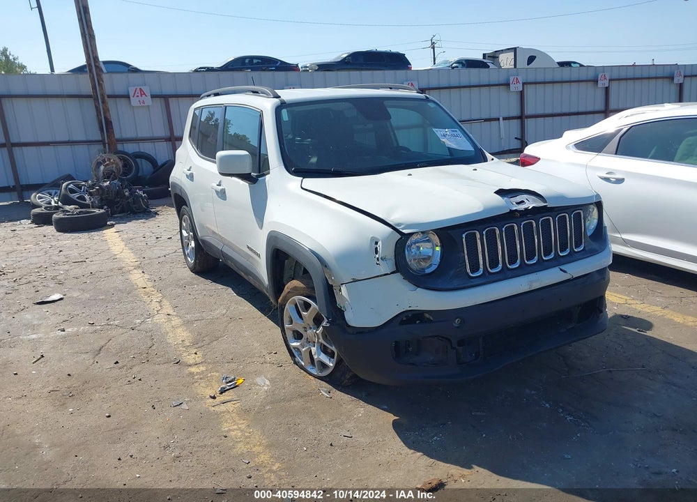 2016 JEEP RENEGADE LATITUDE VIN: ZACCJBBT8GPE00311