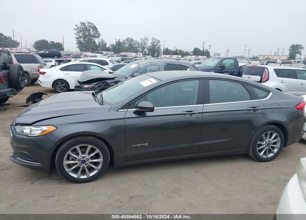 2017 FORD FUSION HYBRID SE VIN: 3FA6P0LU2HR384854