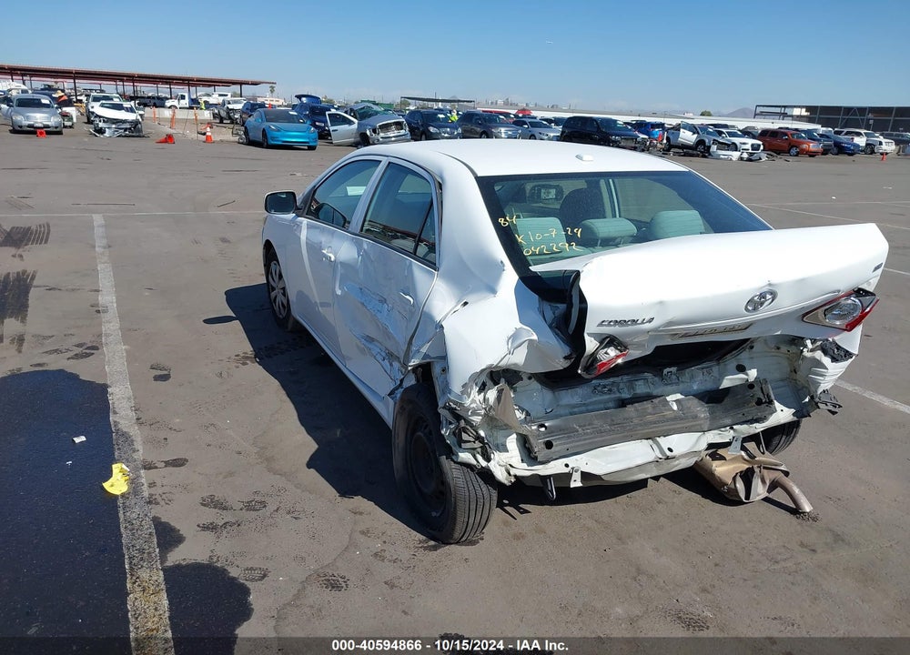 2009 TOYOTA COROLLA LE VIN: JTDBL40E29J042292