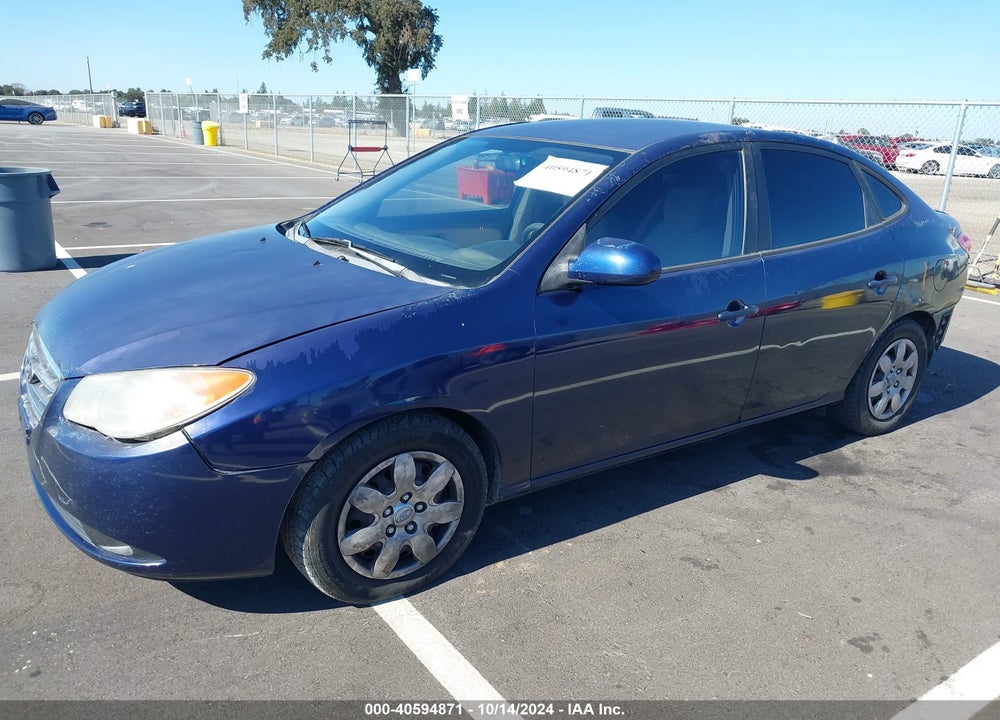 2007 HYUNDAI ELANTRA GLS/LIMITED/SE VIN: KMHDU46D37U117271