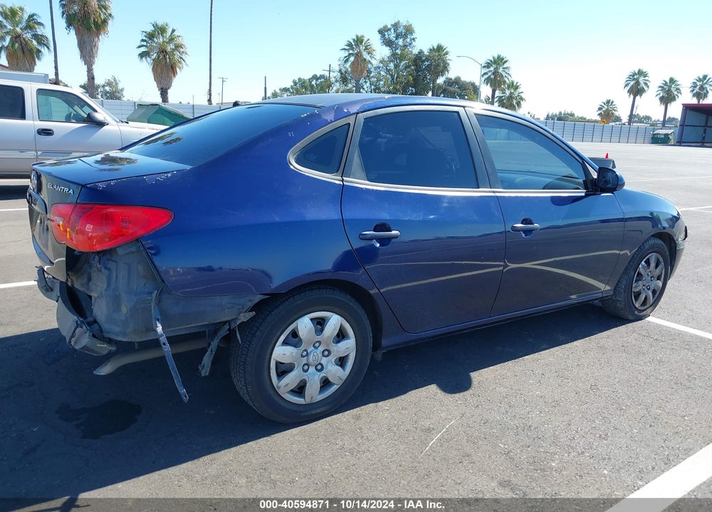 2007 HYUNDAI ELANTRA GLS/LIMITED/SE VIN: KMHDU46D37U117271