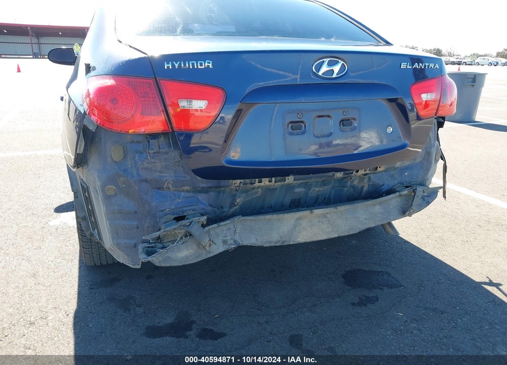 2007 HYUNDAI ELANTRA GLS/LIMITED/SE VIN: KMHDU46D37U117271