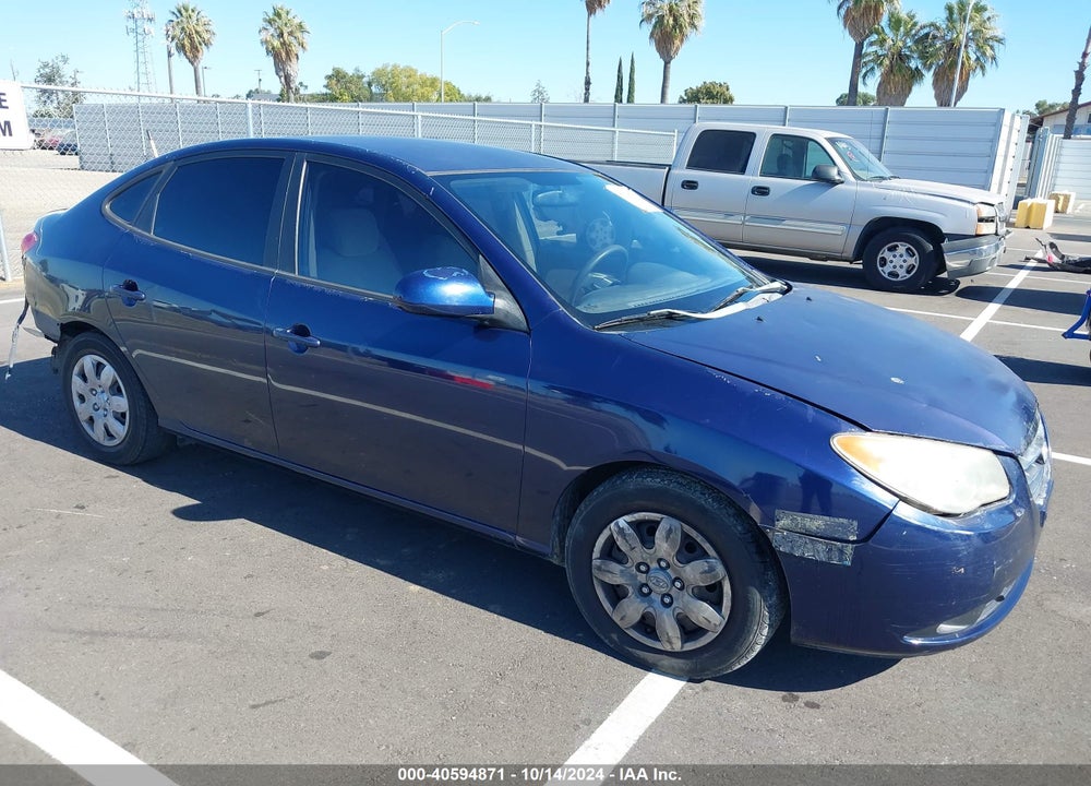 2007 HYUNDAI ELANTRA GLS/LIMITED/SE VIN: KMHDU46D37U117271