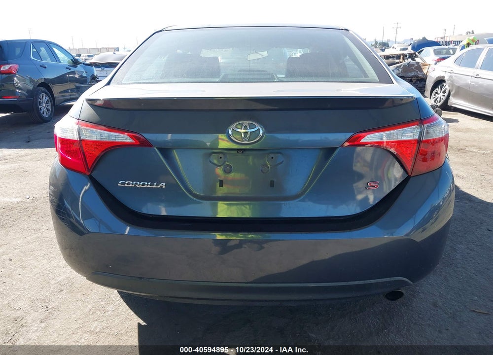 2016 TOYOTA COROLLA S VIN: 5YFBURHE3GP433152