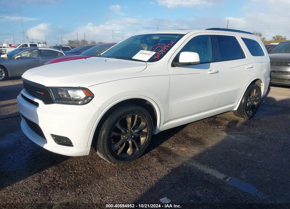 2019 DODGE DURANGO GT PLUS RWD VIN: 1C4RDHDG7KC622694