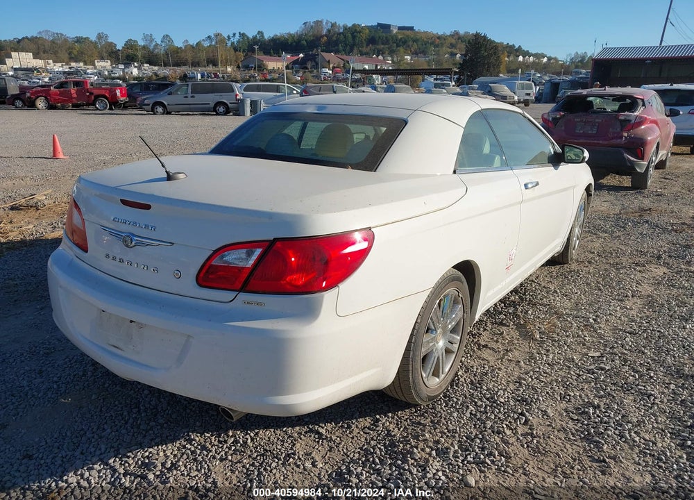 2009 CHRYSLER SEBRING LIMITED VIN: 1C3LC65VX9N535689