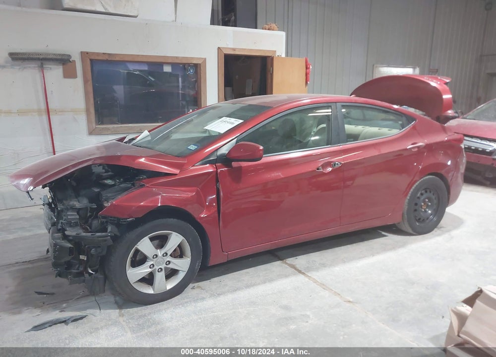 2012 HYUNDAI ELANTRA GLS (ULSAN PLANT) VIN: KMHDH4AE1CU299227