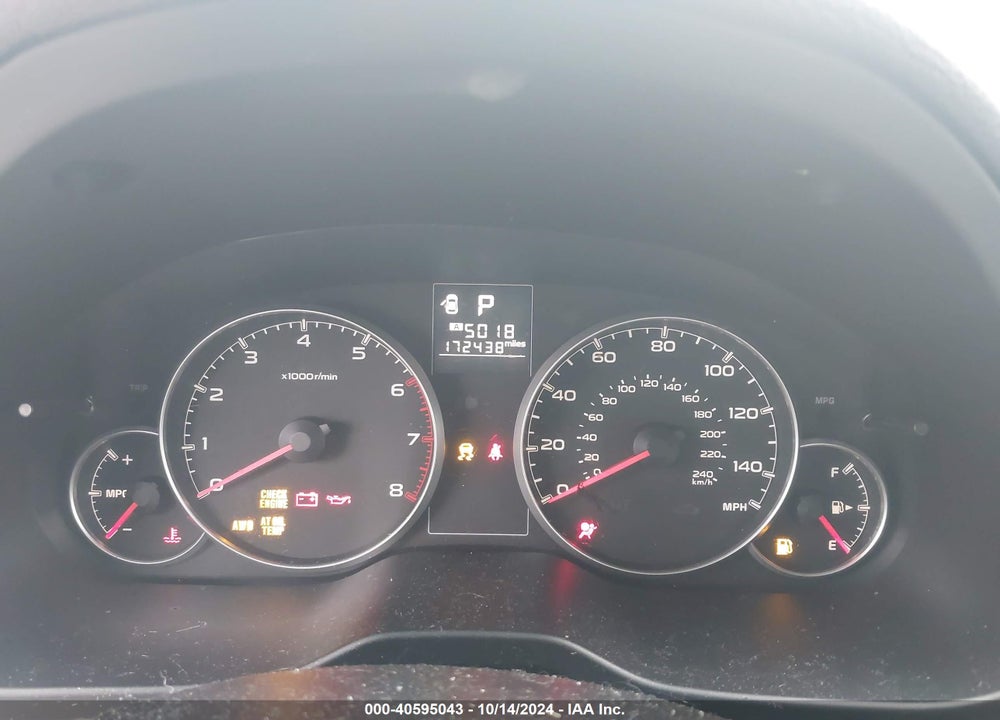 2013 SUBARU LEGACY 2.5I VIN: 4S3BMBA63D3039469