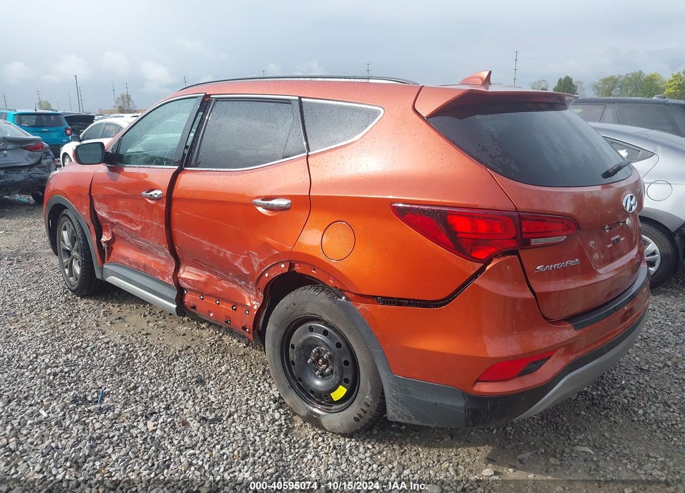 2017 HYUNDAI SANTA FE SPORT 2.0T ULTIMATE VIN: 5XYZWDLAXHG479938