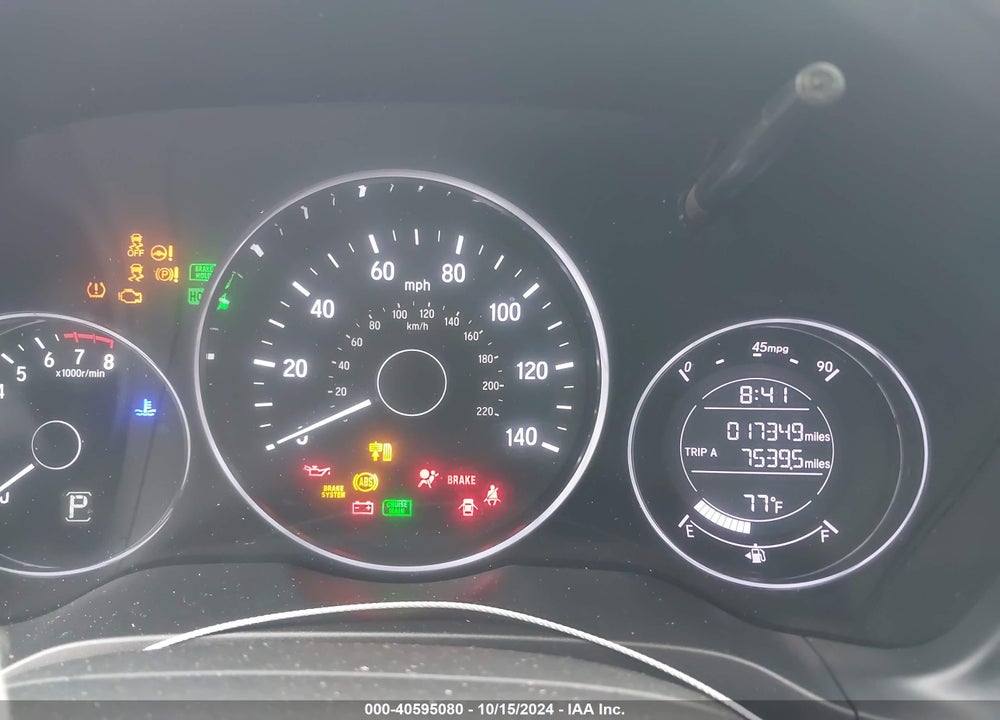 2018 HONDA HR-V LX VIN: 3CZRU5H34JM722703