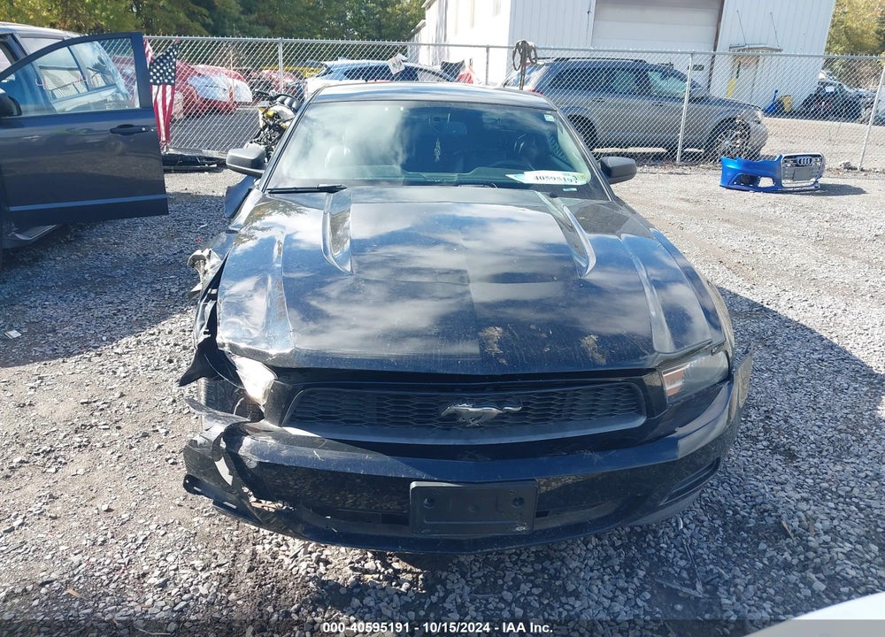 2012 FORD MUSTANG V6 PREMIUM VIN: 1ZVBP8AM1C5216092