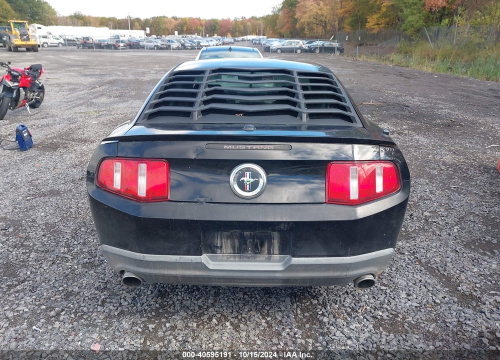 2012 FORD MUSTANG V6 PREMIUM VIN: 1ZVBP8AM1C5216092