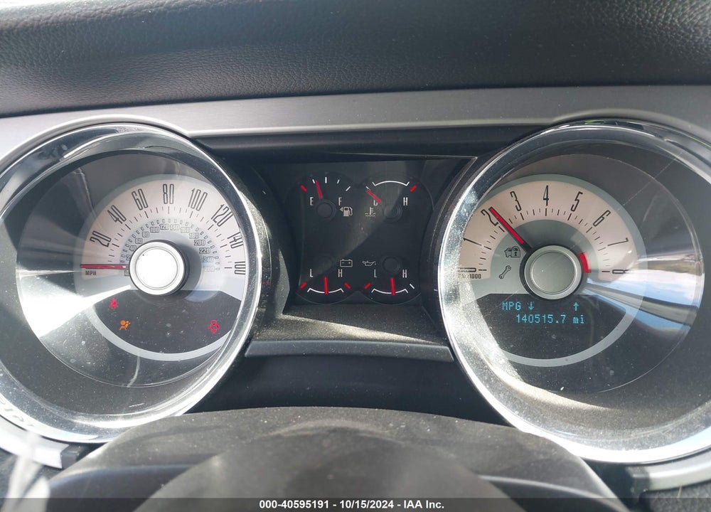 2012 FORD MUSTANG V6 PREMIUM VIN: 1ZVBP8AM1C5216092