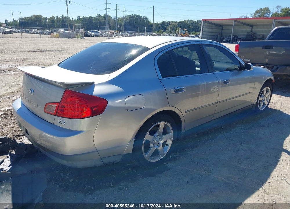 2004 INFINITI G35 VIN: JNKCV51E34M600398