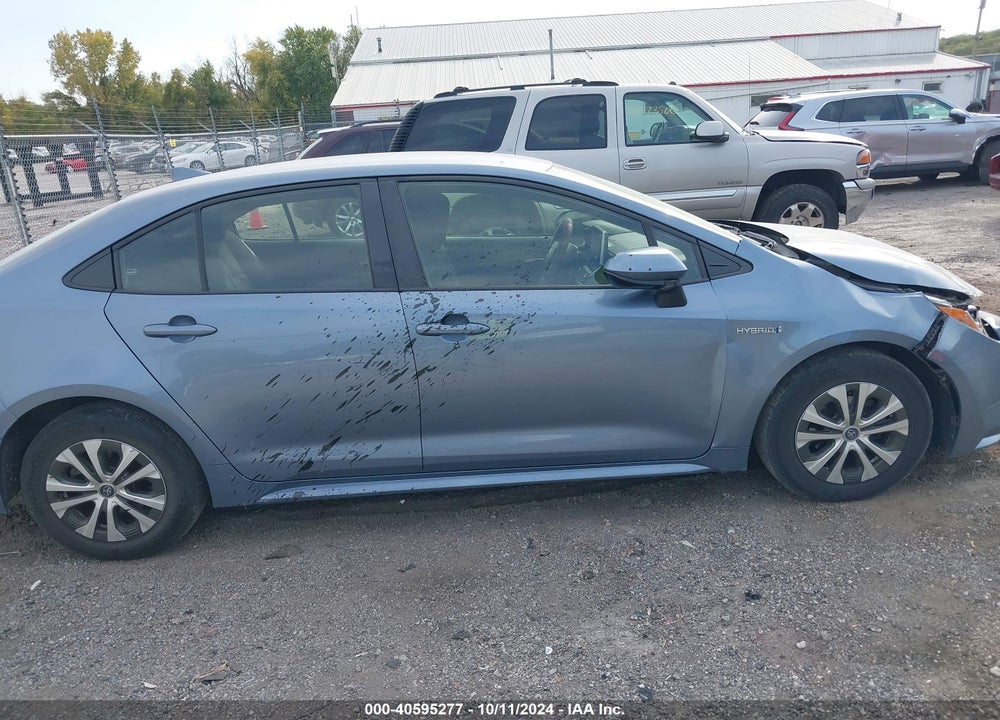2021 TOYOTA COROLLA HYBRID LE VIN: JTDEAMDE2MJ027152