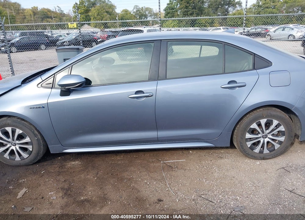 2021 TOYOTA COROLLA HYBRID LE VIN: JTDEAMDE2MJ027152