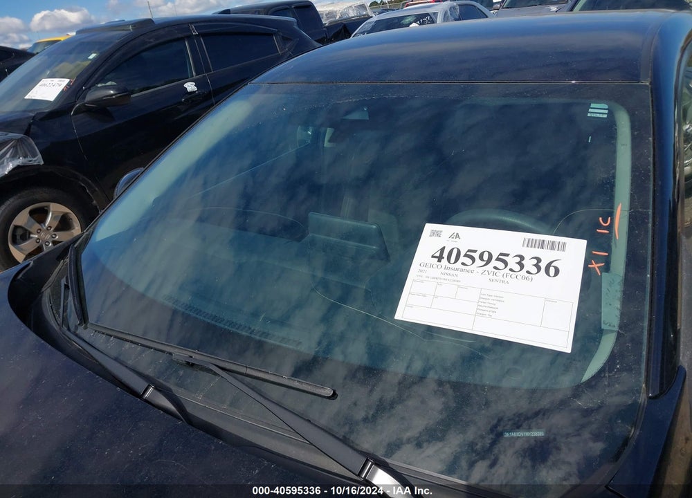 2021 NISSAN SENTRA SR XTRONIC CVT VIN: 3N1AB8DV1MY238389