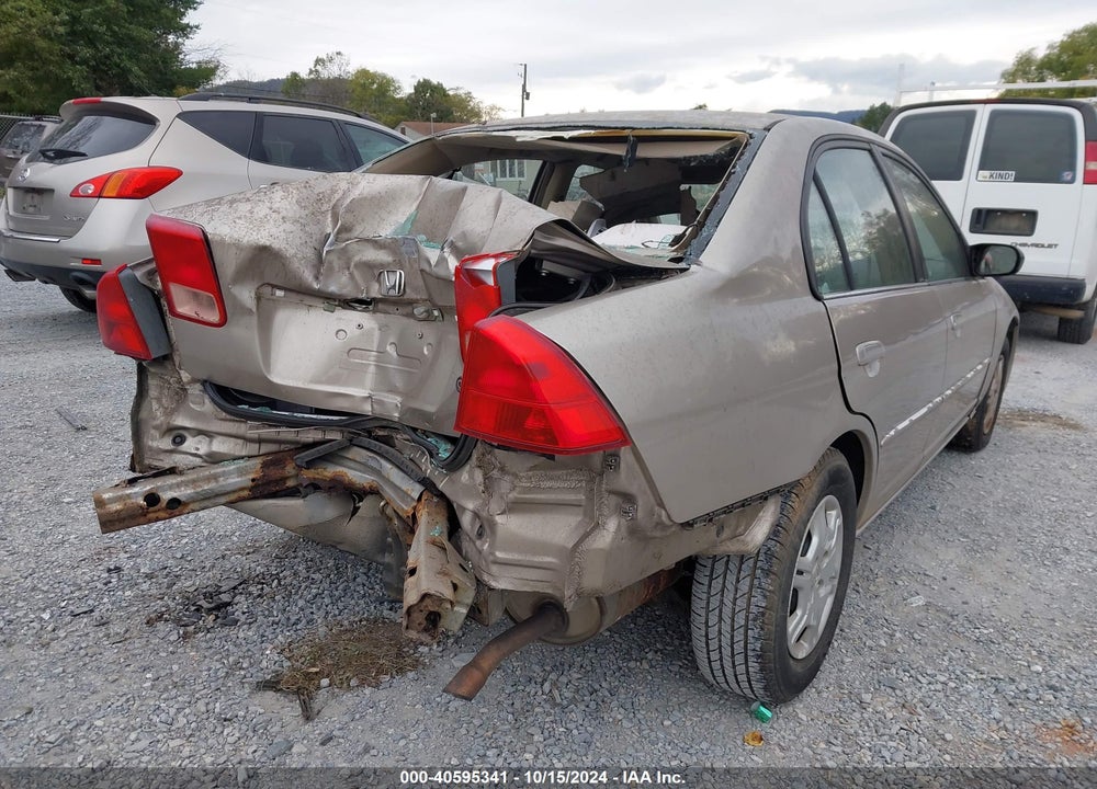 2002 HONDA CIVIC LX VIN: 2HGES16562H602717