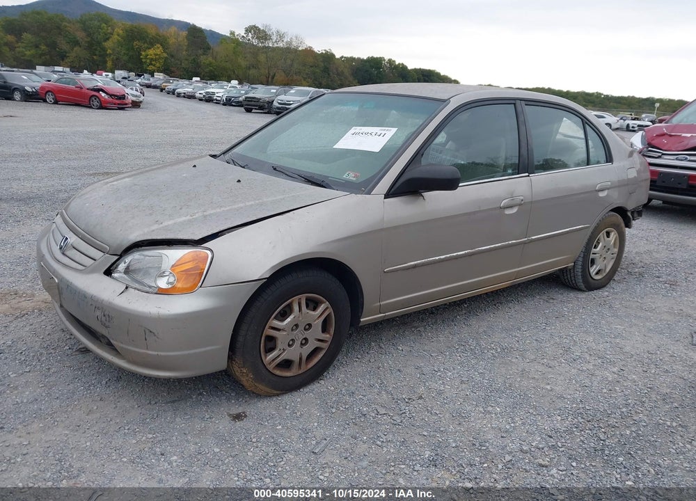 2002 HONDA CIVIC LX VIN: 2HGES16562H602717