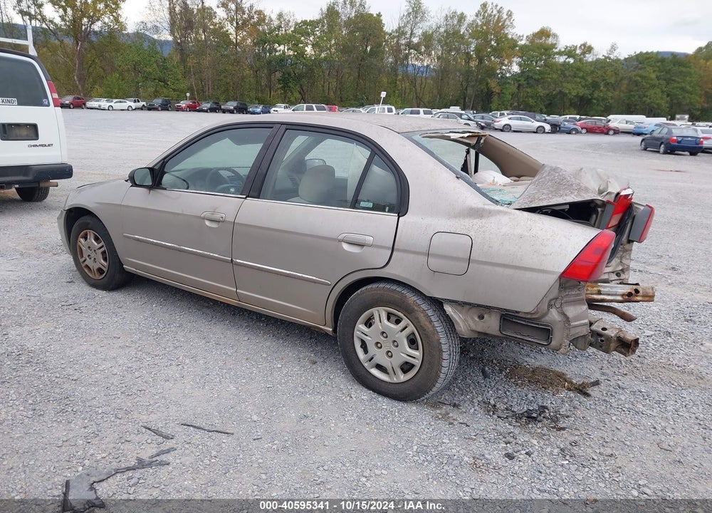 2002 HONDA CIVIC LX VIN: 2HGES16562H602717