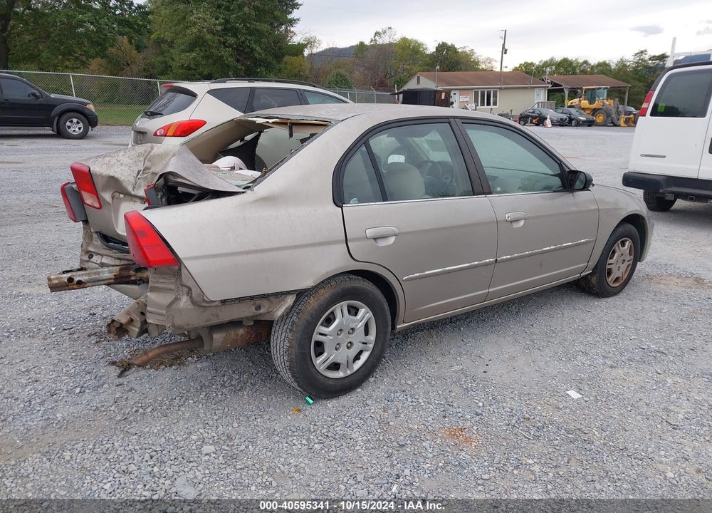2002 HONDA CIVIC LX VIN: 2HGES16562H602717