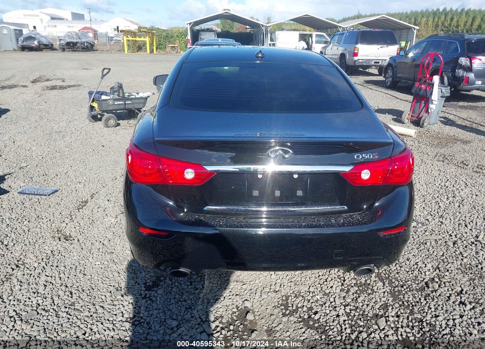 2016 INFINITI Q50 3.0T RED SPORT 400 VIN: JN1FV7AP1GM421490