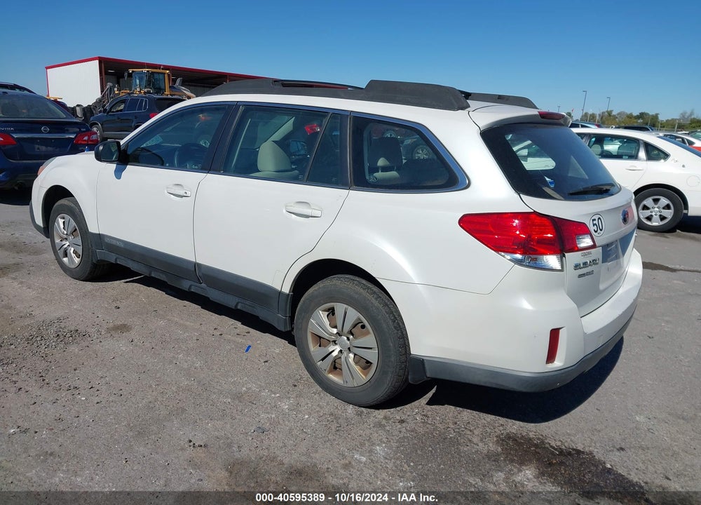 2013 SUBARU OUTBACK 2.5I VIN: 4S4BRBACXD3280027